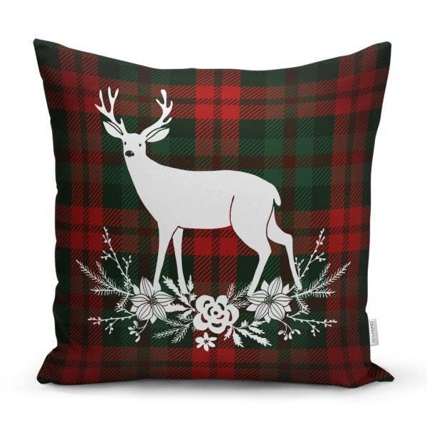 Christmas Pillow Cover|Merry Christmas Home Decor|Winter Trend Cushion Cover|Housewarming Xmas Tree Pillow|Christmas Deer Throw Pillow Cover