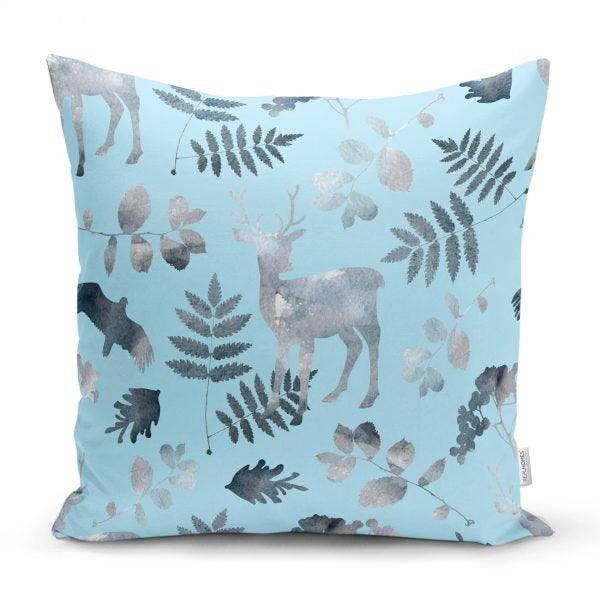 Christmas Pillow Cover|Christmas Deer Home Decor|Winter Trend Cushion Cover|Housewarming Xmas Gift Idea|Christmas Deer Throw Pillow Cover