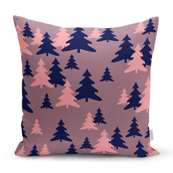 Pine Tree Pillow Cover|Christmas Tree Home Decor|Winter Trend Cushion Cover|Housewarming Xmas Gift Idea|Christmas Tree Throw Pillow Cover