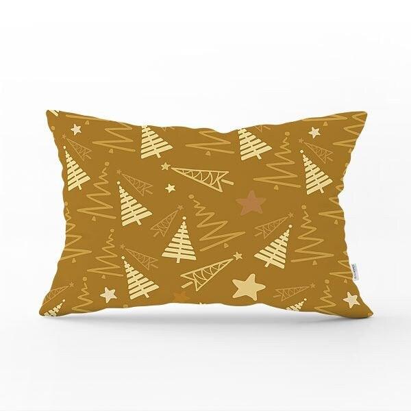 Winter Trend Pillow Cover|Christmas Tree Home Decor|Rectangle Winter Pillow Top|Housewarming Xmas Gift Idea|Pine Tree Throw Pillow Cover