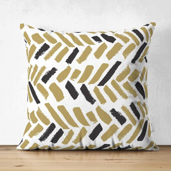 Abstract Pillow Cover|Modern Design Suede Pillow Case|Abstract Geometric Decor|Decorative Pillow Case|Farmhouse Style Authentic Pillow Case