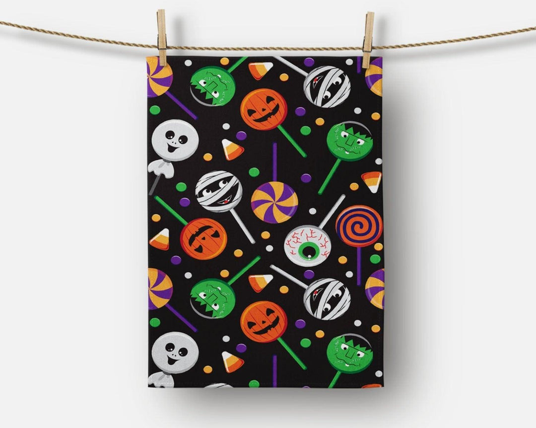 Halloween Kitchen Towel|Carved Pumpkin and Black Cat Dish Towel|Cat Witch Halloween Towel|Decorative Halloween Towel|Autumn Trend Hand Towel