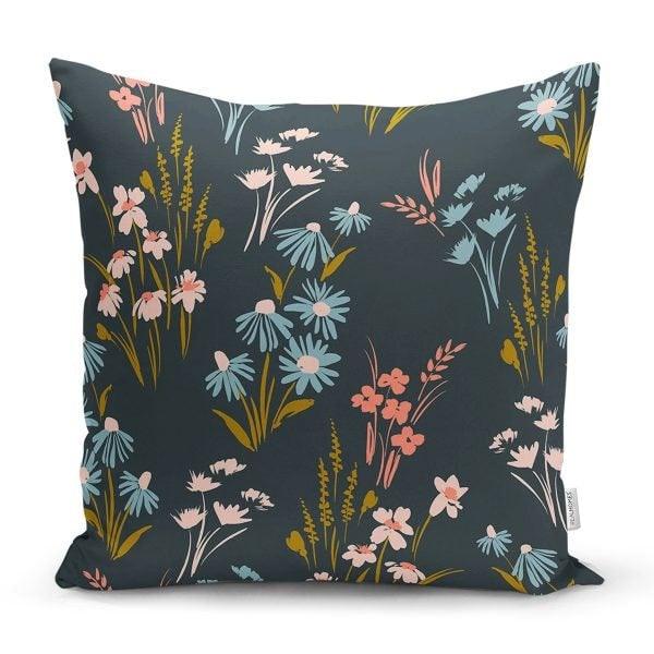 Floral Pillow Cover|Summer Trend Cushion Case|Decorative Daisy Print Throw Pillow Sham|Floral Cushion Cover|Farmhouse Living Room Pillow Top