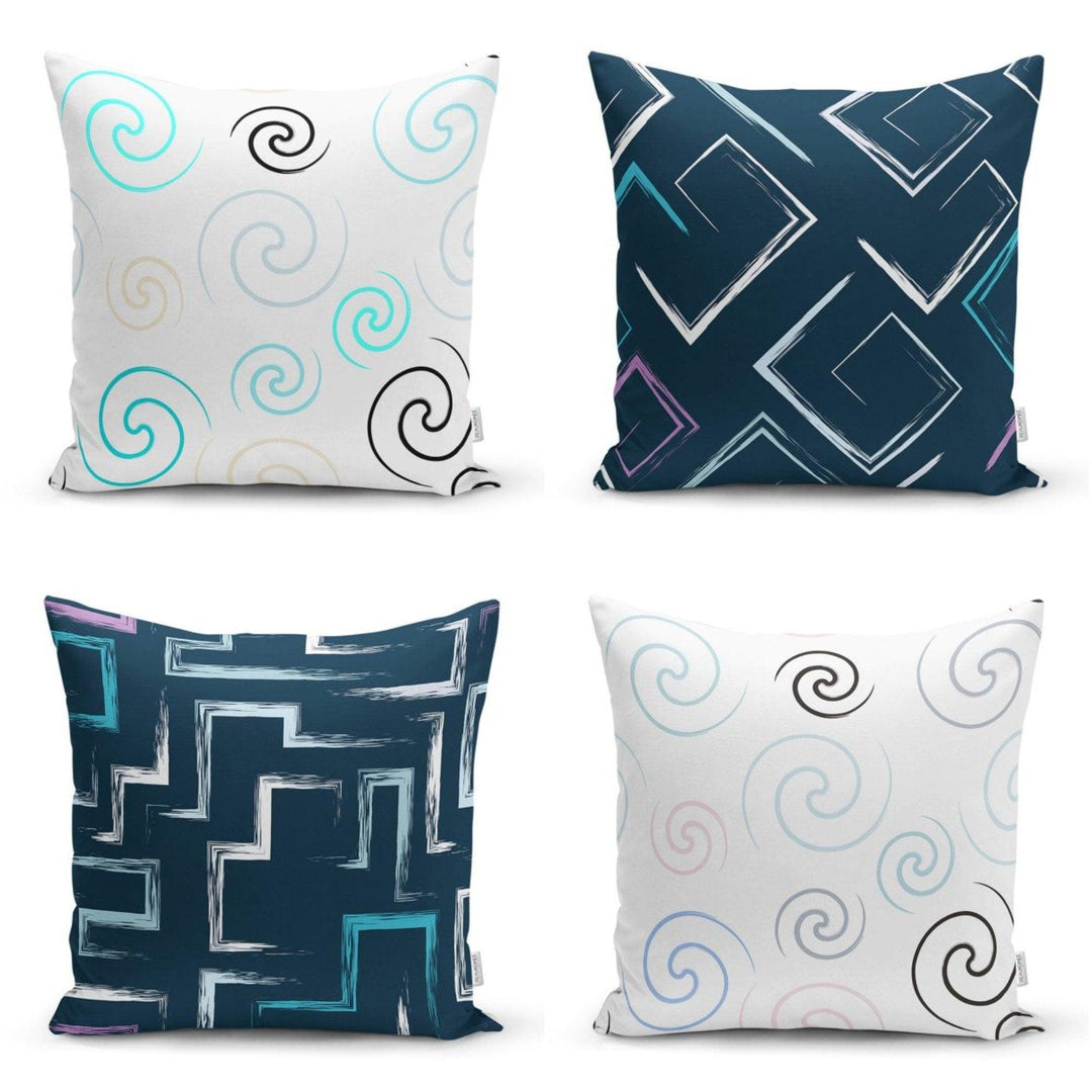 Abstract Pillow Cover|Modern Design Pillow Case|Abstract Geometric Cushion Cover|Decorative Pillow Case|Farmhouse Style Authentic Pillow Top