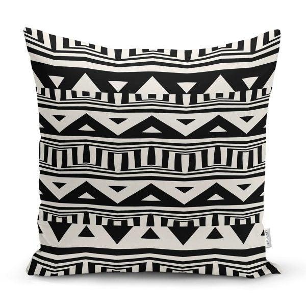 Nordic Scandinavian Pillow Cover|Southwestern Cushion Case|Rug Design Throw Pillow Case|Aztec Print Ethnic Home Decor|African Tribal Pillow