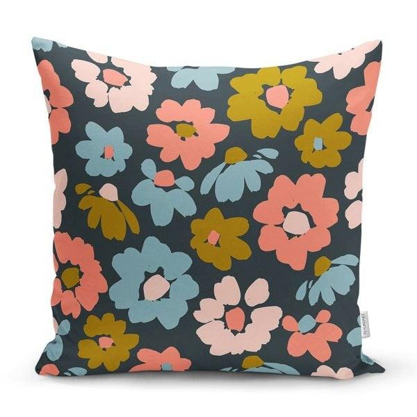 Floral Pillow Cover|Summer Trend Cushion Case|Decorative Daisy Print Throw Pillow Sham|Floral Cushion Cover|Farmhouse Living Room Pillow Top