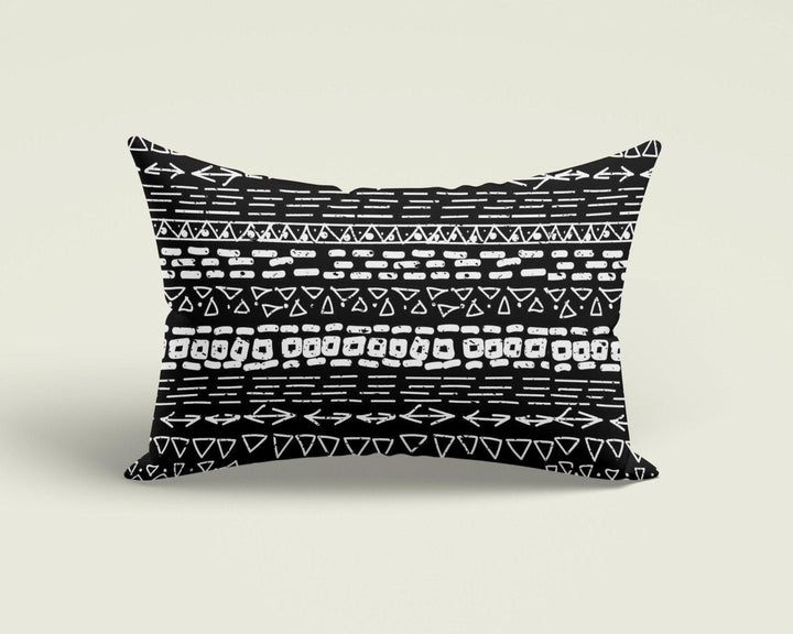 African Tribal Pillow Cover|Southwestern Cushion Case|Rug Design Rectangle Pillow|Aztec Print Ethnic Home Decor|Nordic Geometric Pillow Top