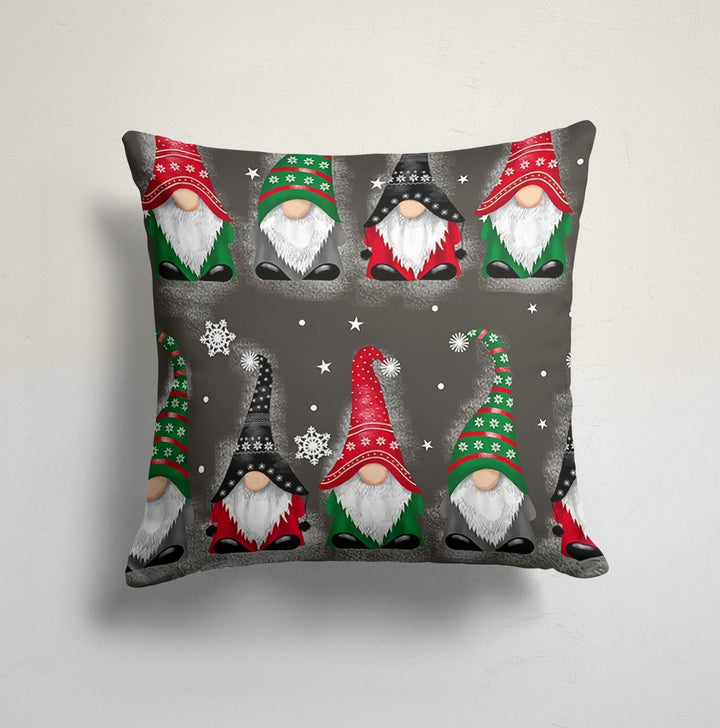 Gnome Pillow Covers|Dwarf Santa Claus Home Decor|Decorative Christmas Pillow Case|Merry Christmas Throw Pillow|Christmas Outdoor Pillow Top