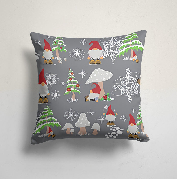 Gnome Pillow Covers|Dwarf Santa Claus Home Decor|Decorative Christmas Pillow Case|Merry Christmas Throw Pillow|Christmas Outdoor Pillow Top