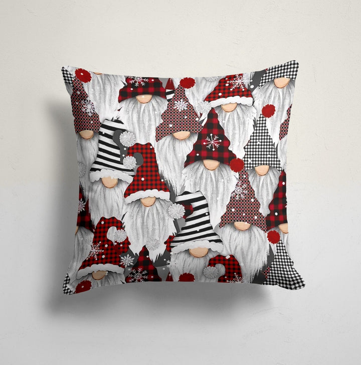 Gnome Pillow Covers|Dwarf Santa Claus Home Decor|Decorative Christmas Pillow Case|Merry Christmas Throw Pillow|Christmas Outdoor Pillow Top