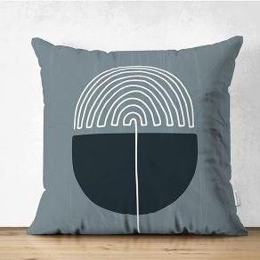 Set of 4 Abstract Pillow Covers|Onedraw Pillow Cover|Black Gray Cushion Cover|Geometric Outdoor Pillow Top|Decorative Throw Pillow Sham