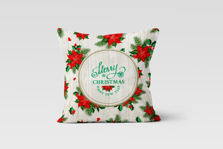 Christmas Pillow Covers|Merry Christmas Cushion Case|Decorative Winter Pillow|Xmas Home Decor|Shine Like a Star, Happy New Year Pillow Cover