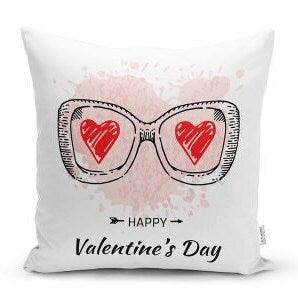 Set of 4 Valentine's Day Pillow Covers|Love Heart Home Decor|Happy Valentine's Day Cushion|Love You Throw Pillow Top|Gift for Girlfriend