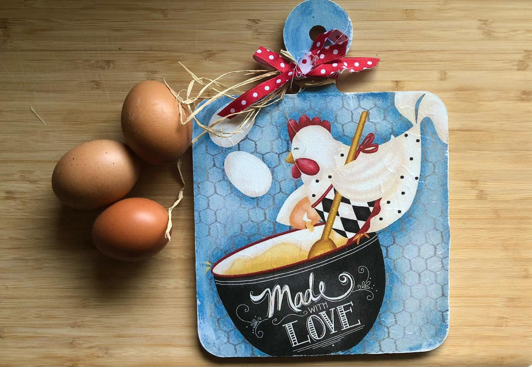 Hand Painted Serving Tray/Board|Presentation Plate|Wooden Table Decor|Original Home Decor|Kitchen Decor|Handmade Housewarming Gift For Her