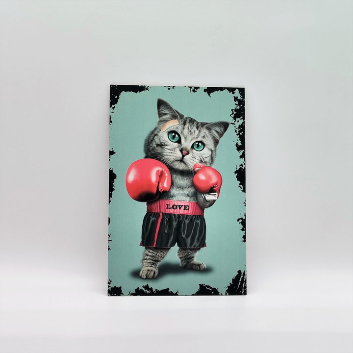 Cute Cat Vintage Poster|Cat Wall Art|Cat Retro Poster|Funny Cat Gift|Gift For Cat Lovers|Kid's Room Wall Decor|Nursery Animal Wall Decor