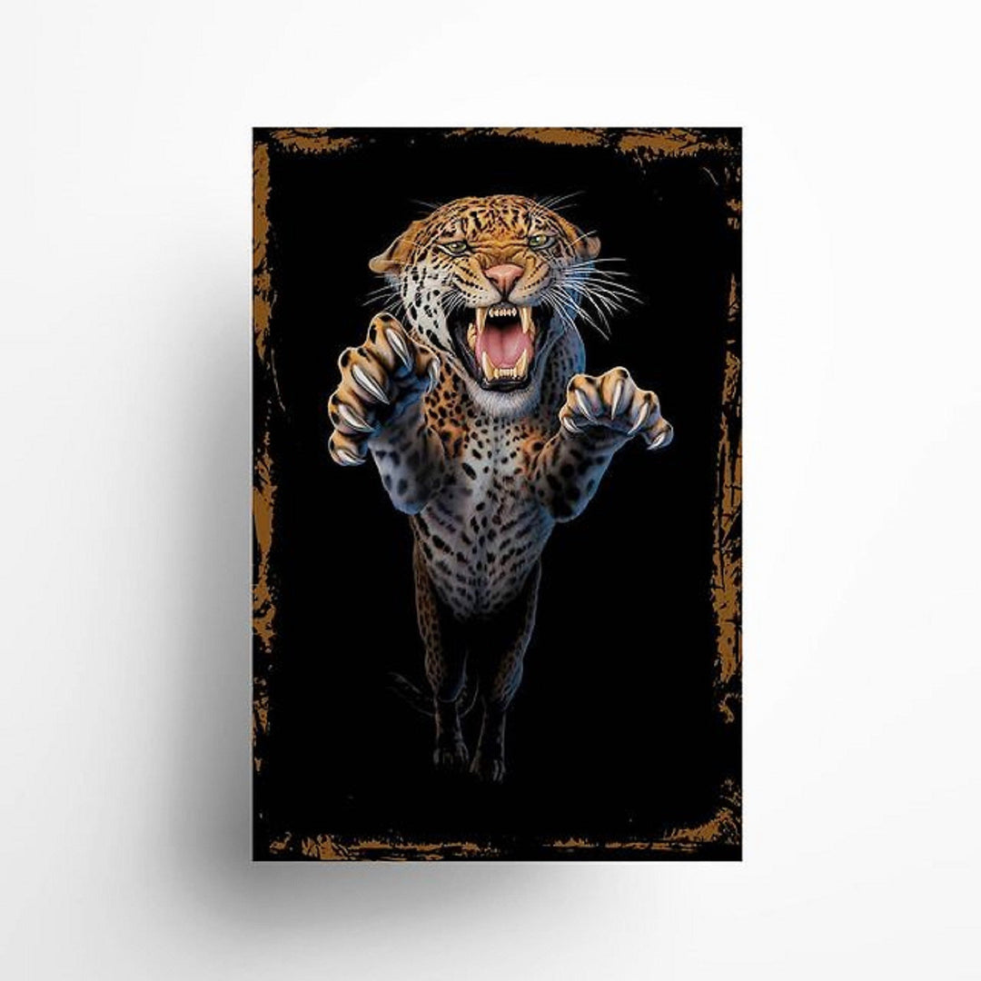 Animal Wall Decor|Dog, Horse, Tiger Wall Decor|Mindset Wall Art|Aesthetic Room Decor|Funny Dog Retro Poster|Gift For Cat Lover|Kids Wall Art