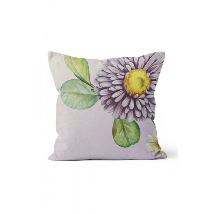 Floral Pillow Cover|White Blue Daisy Print Throw Pillow Sham|Floral Cushion Cover|Farmhouse Living Room Pillowcase|Summer Trend Cushion Case