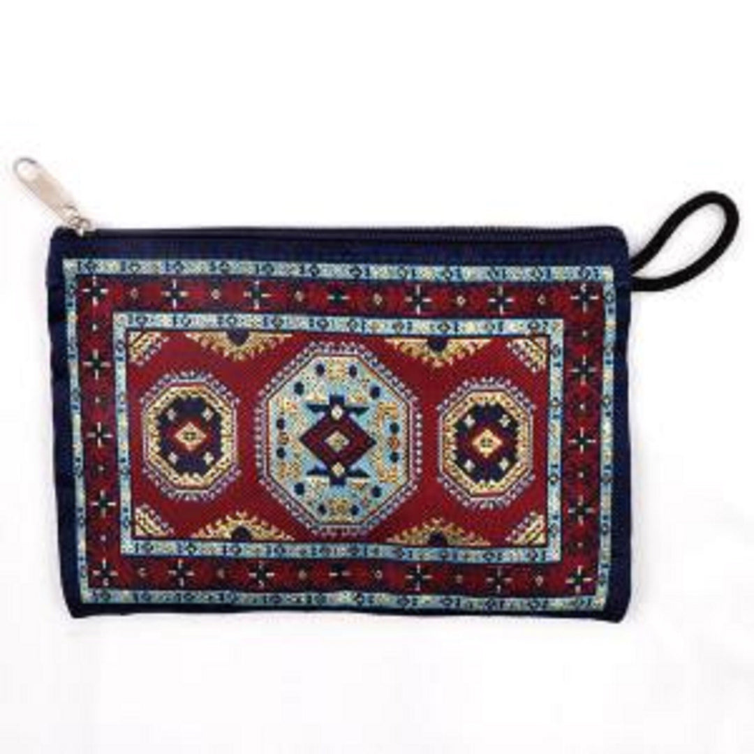 Rug Design Coin Purse|Handmade Zipper Pouch|Small Carpet Bag|Ethnic Pouch|Kilim Coin Purse|Bohemian Bags|Woven Purse|Gift For Her|Boho Purse