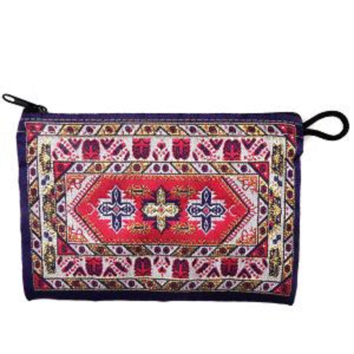 Coin Purse With Zipper|Zip Money Purse|Handmade Small Coin Pouch|Small Carpet Bag|Woven Ethnic Pouch|Kilim Coin Purse|Hippie Gifts For Her