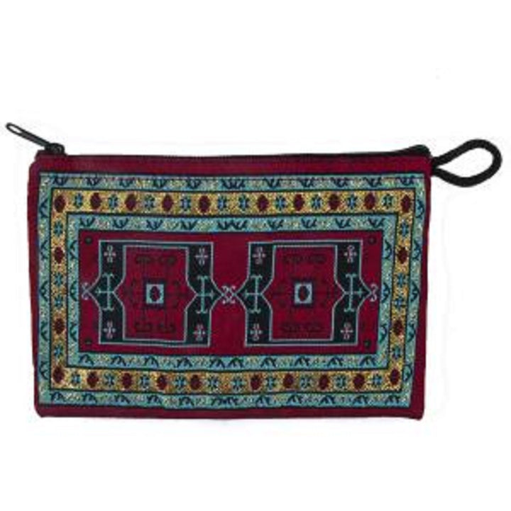 Coin Purse With Zipper|Zip Money Purse|Handmade Small Coin Pouch|Small Carpet Bag|Woven Ethnic Pouch|Kilim Coin Purse|Hippie Gifts For Her