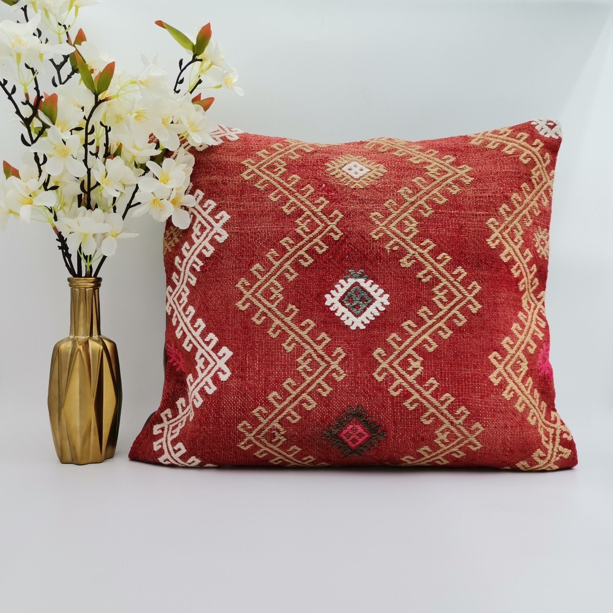 Kilim pillow Olympos, kilim cushion cover cheapest