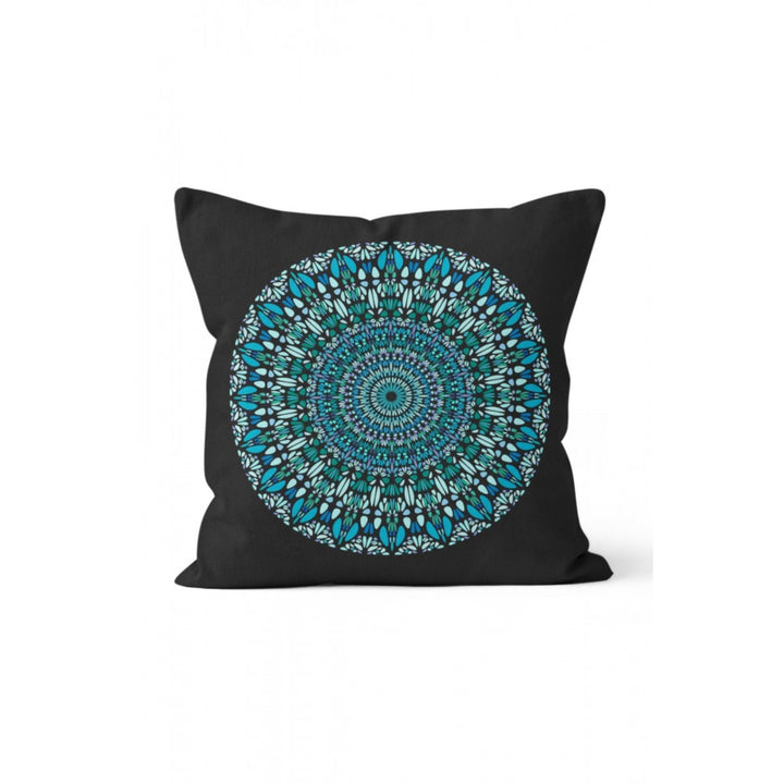 Mandala Pillow Cover|Geometric Design Cushion Case|Decorative Floral Mandala Pillowcase|Rustic Home Decor|Farmhouse Style Authentic Cushion