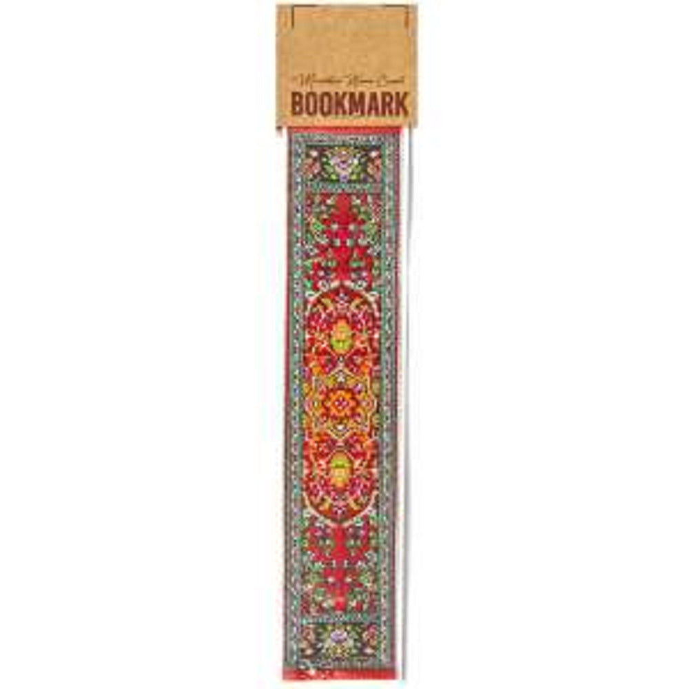 Set of 4 Traditional Rug Design Woven Bookmark|Carpet Bookmark|Authentic Turkish Carpet Pattern Bookmark|Gift For Bookwoorms|Book Lover Gift