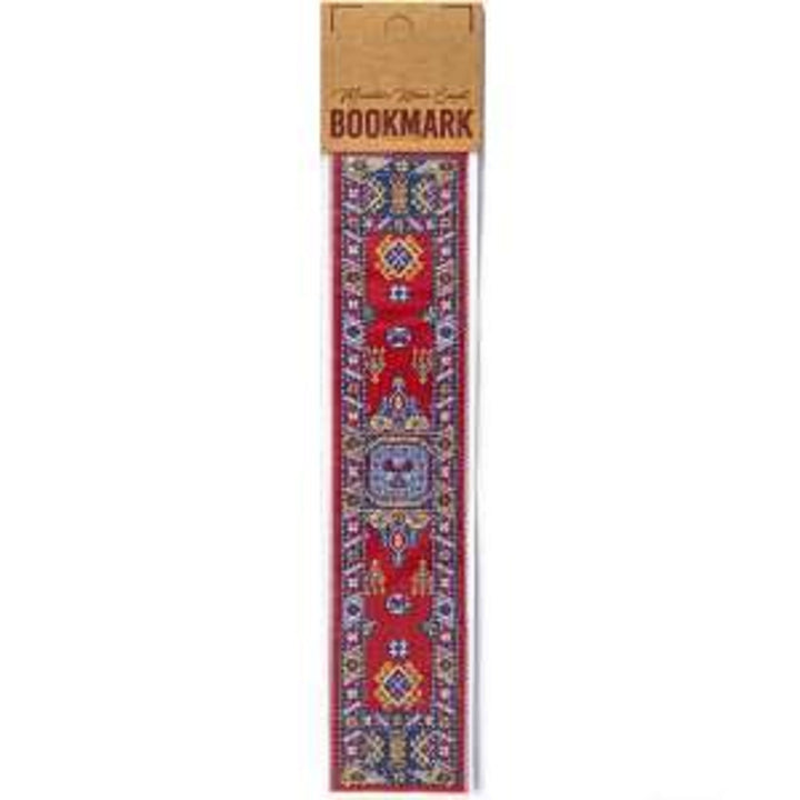 Set of 4 Traditional Rug Design Woven Bookmark|Carpet Bookmark|Authentic Turkish Carpet Pattern Bookmark|Gift For Bookwoorms|Book Lover Gift