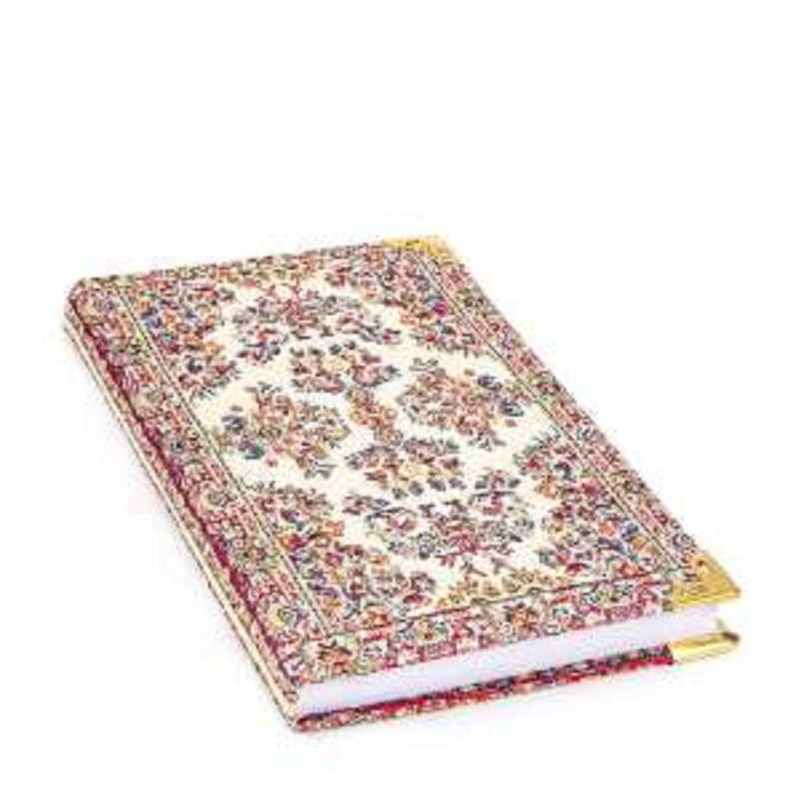 Authentic Carpet Design Woven Notebook|Fabric Journal in Turkish Carpet Style|Handy Notebook|Handmade Diary Notebook|Lined Traveler Notebook