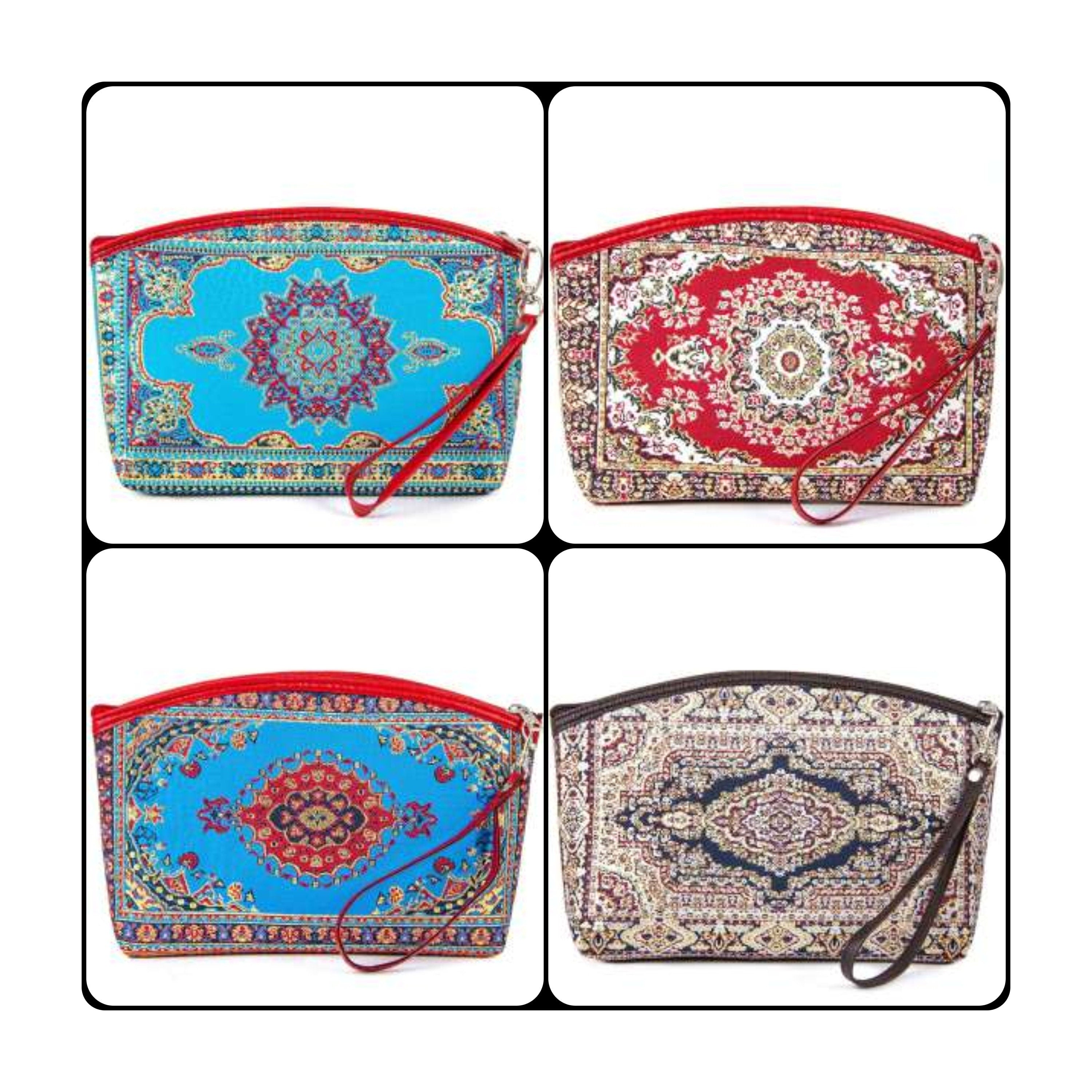 TAPESTRY STYLE GREEK store KEY MAKE UP BAG POUCH