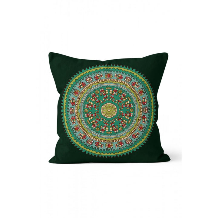 Mandala Pillow Cover|Geometric Design Cushion Case|Ethnic Delhi, Mumbai and Aztec Mandala Pillow Cover|Rustic Home Decor|Authentic Cushion