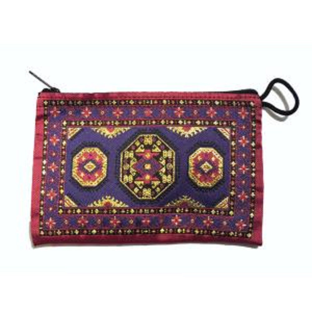 Rug Design Coin Purse|Handmade Zipper Pouch|Small Carpet Bag|Ethnic Pouch|Kilim Coin Purse|Bohemian Bags|Woven Purse|Gift For Her|Boho Purse