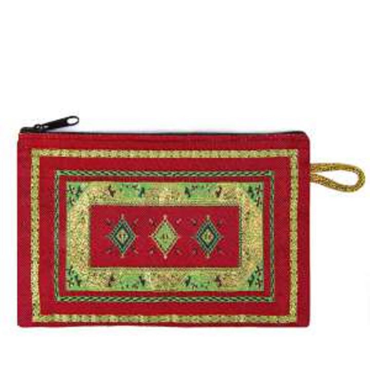 Coin Purse With Zipper|Zip Money Purse|Handmade Small Coin Pouch|Small Carpet Bag|Woven Ethnic Pouch|Kilim Coin Purse|Hippie Gifts For Her