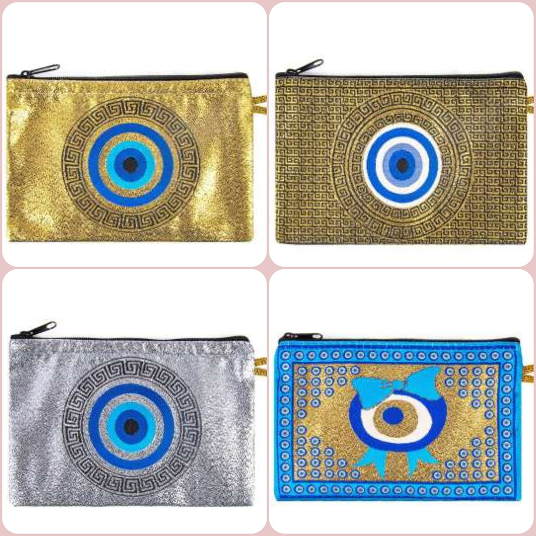 Evil Eye Carpet Wallet|Coin Purse With Zipper|Handmade Woven Wallet|Turkish Woven Case|Turkish Woven Wallet|Kilim Wallet|Mother's Day Gifts