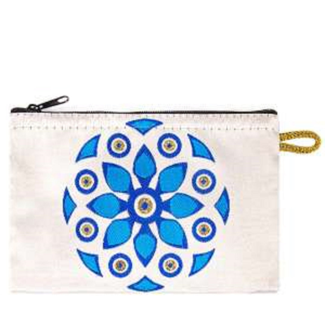 Evil Eye Carpet Wallet|Coin Purse With Zipper|Handmade Woven Wallet|Turkish Woven Case|Turkish Woven Wallet|Kilim Wallet|Mother's Day Gifts