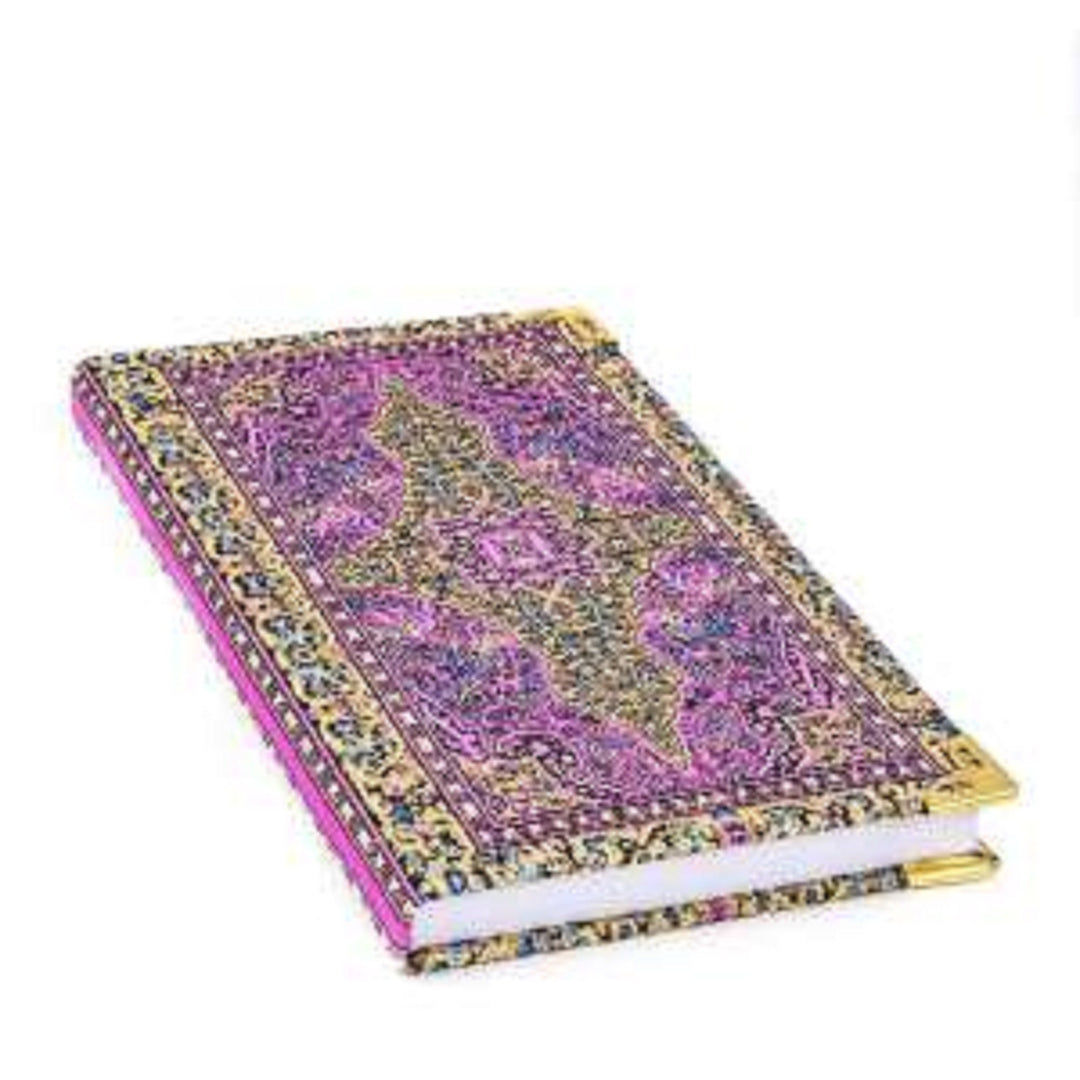 Authentic Carpet Design Woven Notebook|Fabric Journal in Turkish Carpet Style|Handy Notebook|Handmade Diary Notebook|Lined Traveler Notebook