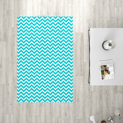 Zigzag Rectangle Rug|Non-Slip Carpet|Geometric 3D Design Carpet|Decorative Area Rug|Zigzag Home Decor|Multi-Purpose Colorful Anti-Slip Rug