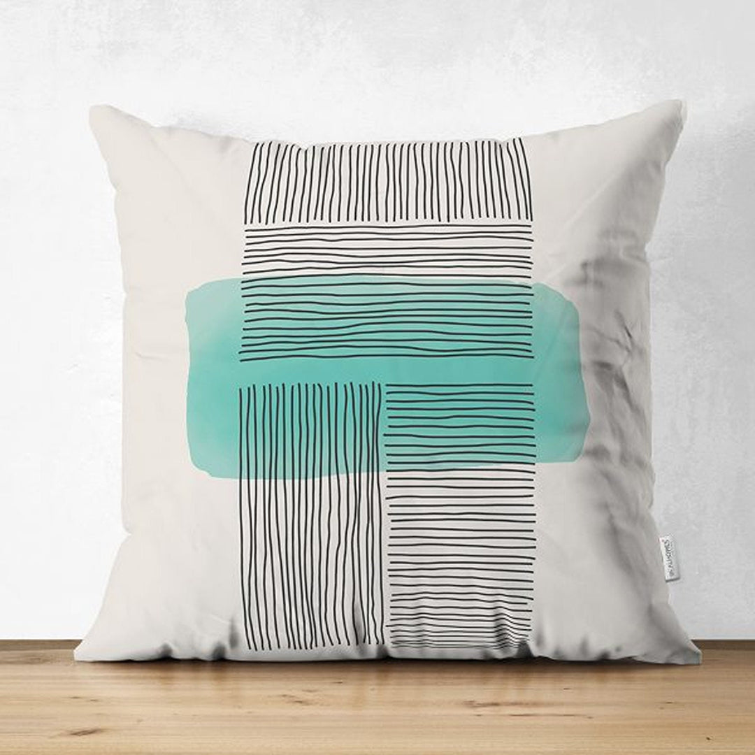 Abstract Pillow Cover|Boho Pillowcase|Abstract Onedraw Cushion Cover|Decorative Double-Sided Pillowtop|Modern Style Authentic Cushion Case