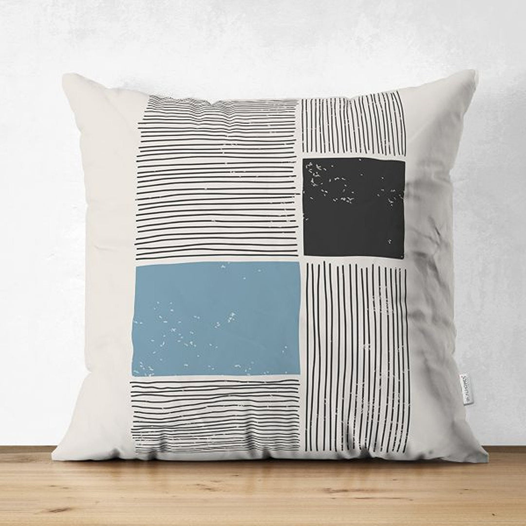 Abstract Pillow Cover|Abstract Geometric Cushion Cover|Decorative Double-Sided Pillowtop|Farmhouse Style Authentic Cushion|Cozy Home Decor