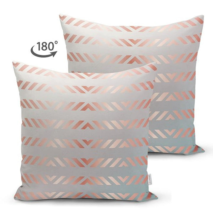 Abstract Pillow Cover|Boho Pillowcase|Abstract Geometric Cushion Cover|Decorative Double-Sided Pillowtop|Farmhouse Style Authentic Cushion