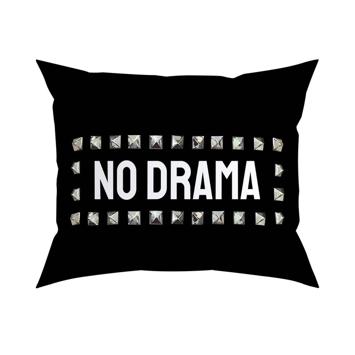 Decorative Pillow Cover|Frilly Yesterday Now Tomorrow Rectangle Cushion|Trust No One Pillowcase|No Drama, Love Myself Lumbar Pillow Case