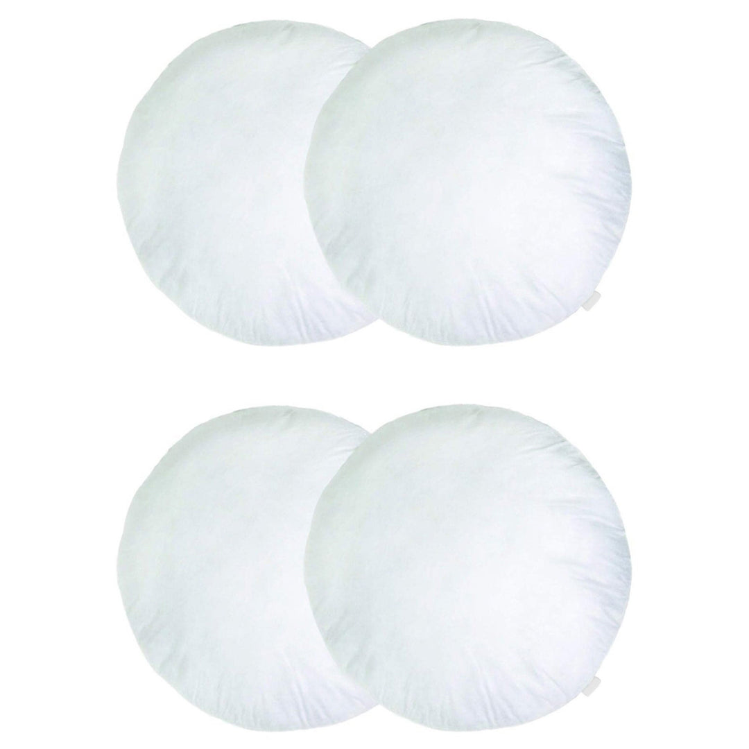 Set of 4 Round Pillow Insert with 17 Inch Diameter