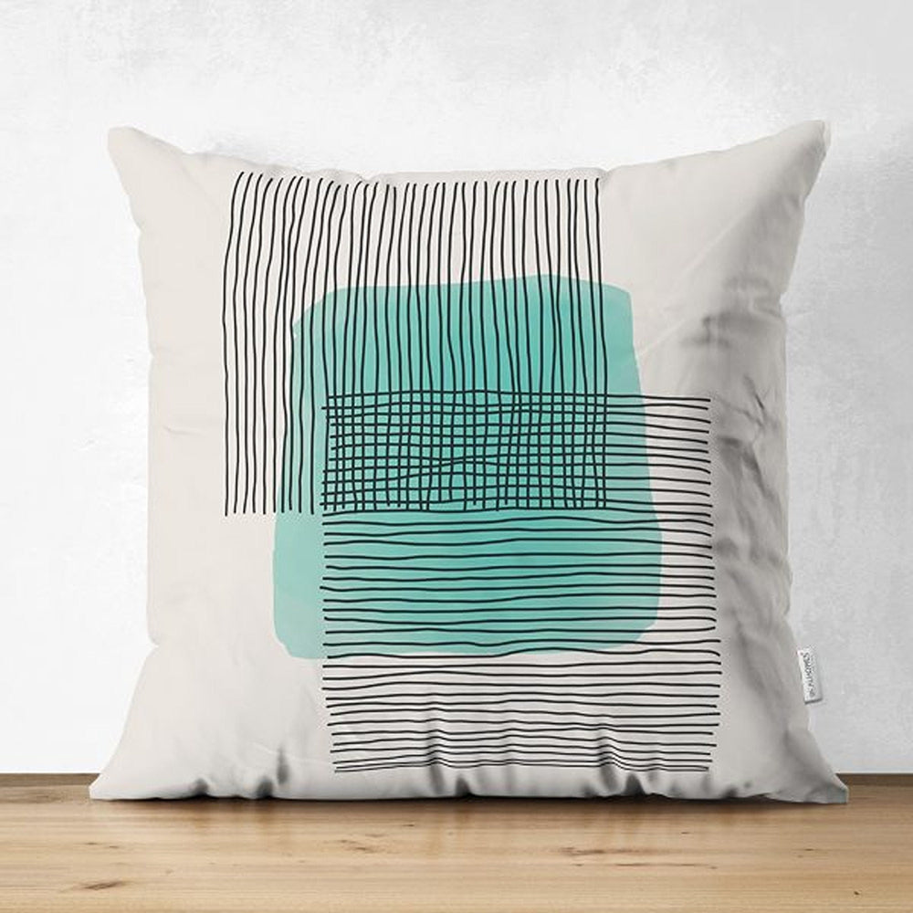 Abstract Pillow Cover|Boho Pillowcase|Abstract Onedraw Cushion Cover|Decorative Double-Sided Pillowtop|Modern Style Authentic Cushion Case