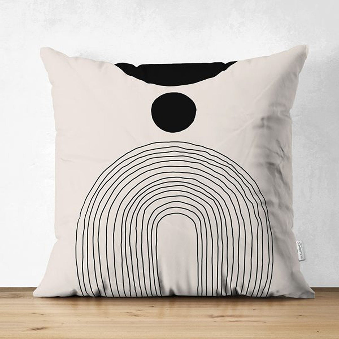 Abstract Pillow Cover|Onedraw Pillowcase|Abstract Geometric Cushion Cover|Decorative Double-Sided Pillowtop|Farmhouse Line Art Cushion Case