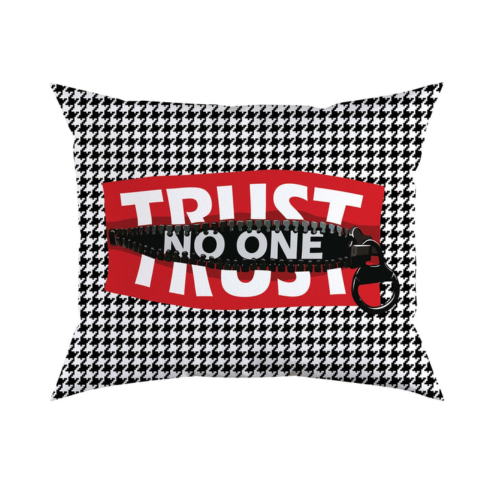 Decorative Pillow Cover|Frilly Yesterday Now Tomorrow Rectangle Cushion|Trust No One Pillowcase|No Drama, Love Myself Lumbar Pillow Case