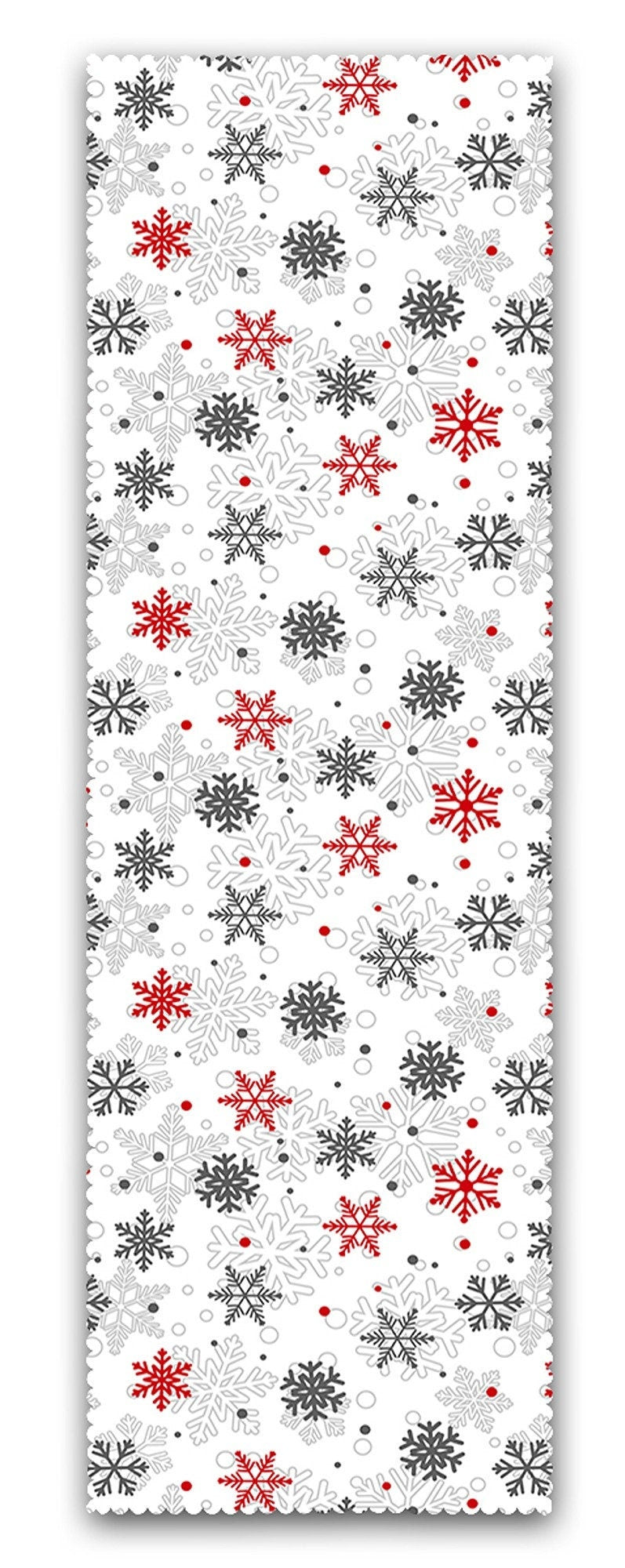 Set of 4 Winter Chair Pads and 1 Table Runner|Winter Trend Xmas Deer, Tree, Snowflake Seat Pad and Tablecloth|Xmas Chair Cushion Tabletop