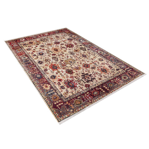 Turkish Kilim Rug|Machine-Washable Non-Slip Rug|Ethnic Worn Looking Design Washable Carpet|Traditional Style Multi-Purpose Anti-Slip Carpet