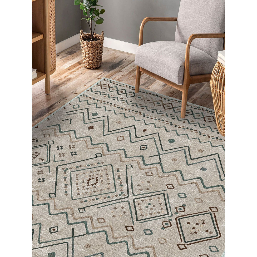 Ethnic Scandinavian Print Rug