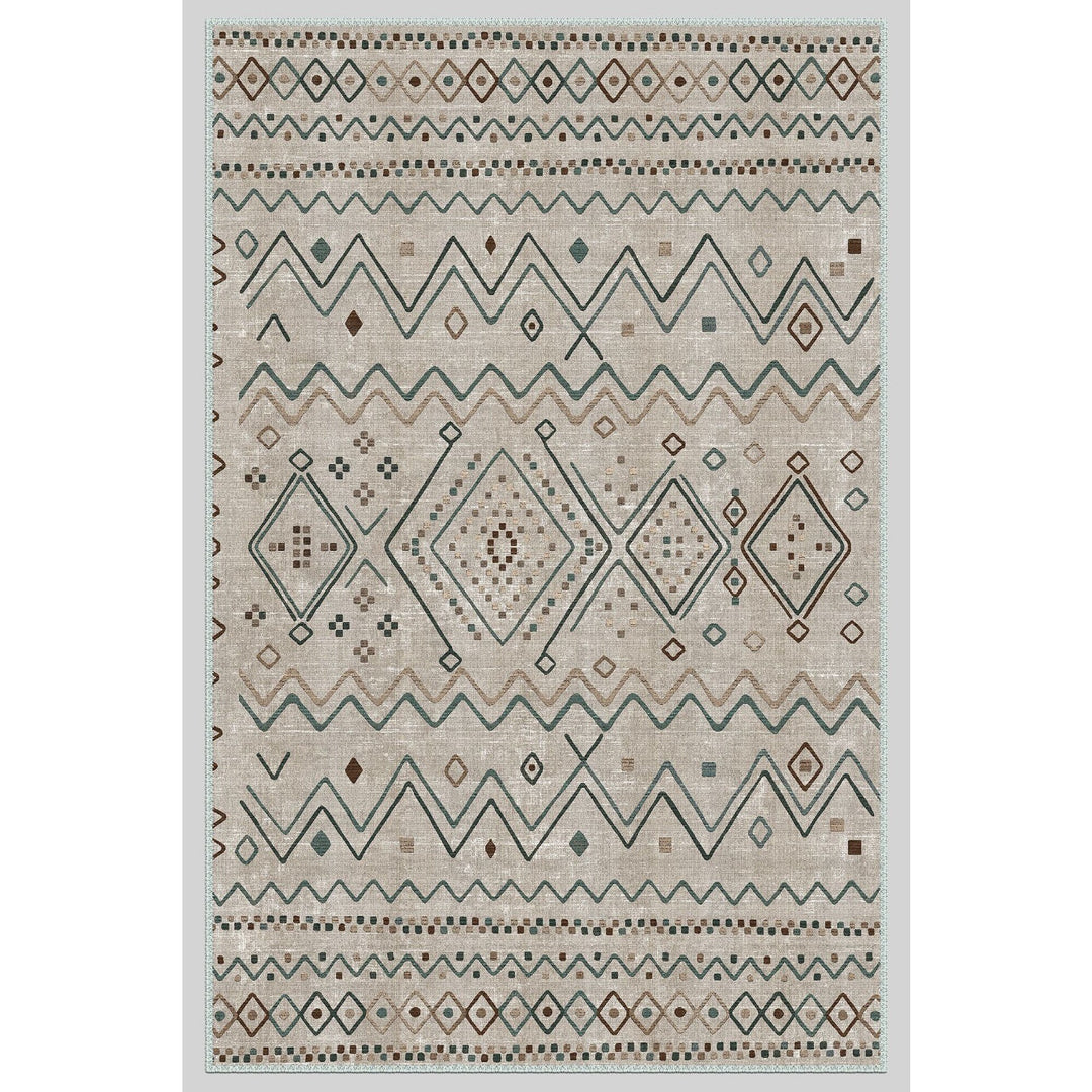 Ethnic Scandinavian Print Rug