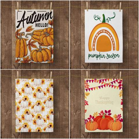 Checkered Pumpkin Hand Towel – Akasia